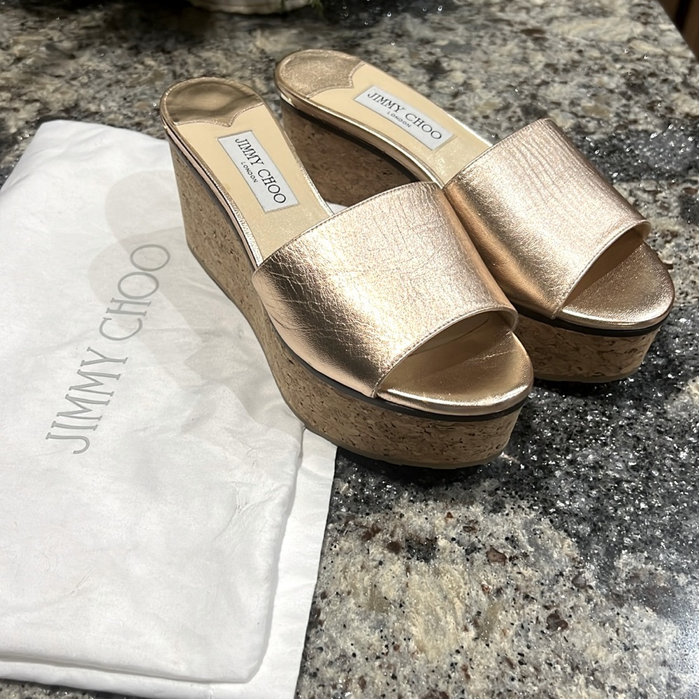 Jimmy Choo wedge sandals